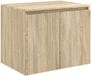 vidaXL Wandgemonteerde Badkamerkast Sonoma Eiken 62,5 x 44,5 x 50 cm