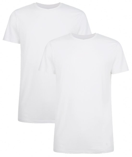 Bamboo Basics Ruben T-shirt Heren Sportshirt - Maat XXL - Mannen - wit