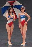 Hasegawa 1/24 90's Paddock Girls Figure Modelbouwset