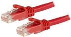 StarTech.com Cat6 netwerkkabel met snagless RJ45 connectoren UTP patchkabel rood 0.5m