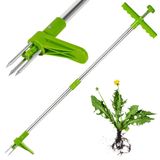 Désherbeur arrache-mauvaises herbes arrache-racines - Griffe en acier - Twister - Outil à main pour jardin