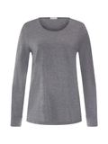 Hanro Slaapshirt ' Natural Elegance ' stone grey