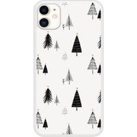 Apple iPhone 11 Beschermende Siliconen Case - Elegante Dennenboom