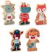 Lilliputiens Personnages en bois Superhéros - 5 pièces