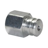RIEGLER 108489-316.014 Aansluitnippel voor platte zuiger, ovaal, SGO, G 1/4 IG Ø 45 x 15, 1 stuk