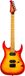 Spira S-500 QFB Fireburst ST-Style Guitare électrique Orange
