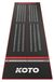 Tapis de fléchettes antidérapant avec indicateur de score 285x80 cm