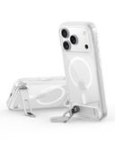 Belkin Clear iPhone 18 Pro / 17 Pro Telefoonhoesje met standaard | Qi2 en MagSafe Compatible Hoesje, Uitklapbare Standaard, Nano-Titan Technologie, Valbescherming tot 3m, Vergelingwerend
