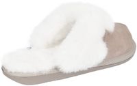 Vanuba Pantoufle en cachemire - Beige/Brun - Laine - Fait main - Taille 38
