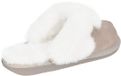 Vanuba Pantoufle en cachemire - Beige/Brun - Laine - Fait main - Taille 38