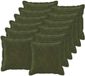vidaXL - Kussensloop - 12 stuks - HOUTEN - Groen - 40 x 40 cm