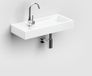Clou Mini Wash Me Plus fontein wit keramiek B56xH7.5xD24cm