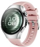 By Qubix Qubix - Siliconen bandje 'True Fit' - Roze - geschikt voor Huawei Watch 5 - 42mm