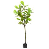 vidaXL Kunstfuxus boom 48 blaadjes 165 cm groen