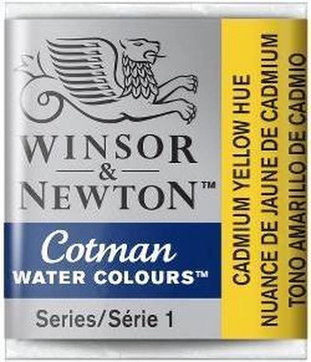 Winsor & Newton Cotman Aquarelverf Half Napje Cadmium Yellow Hue