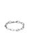 Calvin Klein zilverkleurige roestvrijstalen schakelarmband voor dames