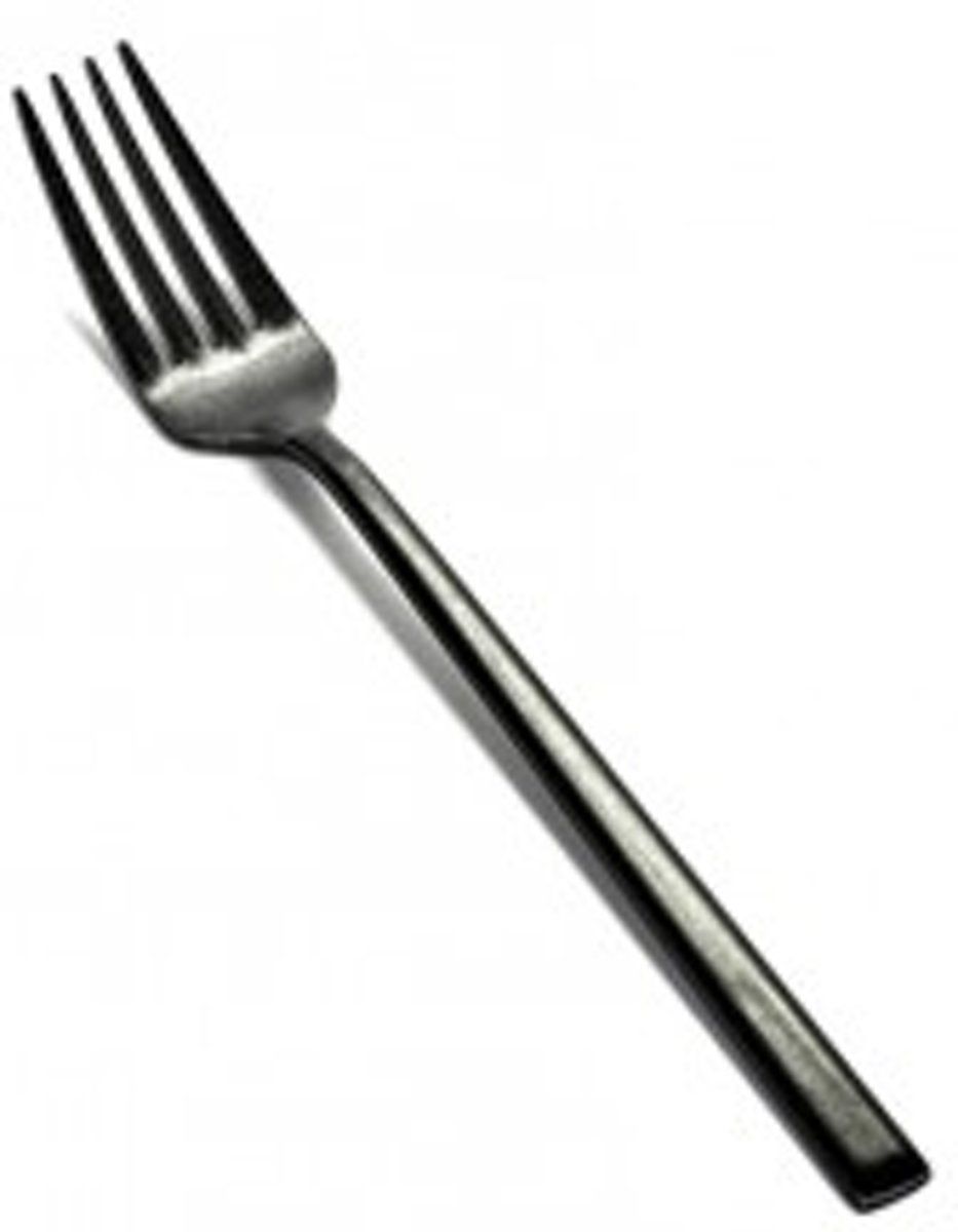 Serax Pure by Pascale Naessens Dessert Fork 18.2 cm Black - Set of 6