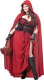 California Vegaoo - Gothic Roodkapje kostuum voor vrouwen - Grote Maten - XXL