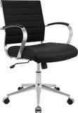 CLP Oakland Bureaustoel - Ergonomisch - Zwart - Leer