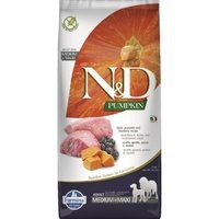 Farmina N&D Pumpkin Adult Medium - Hondenvoer - Lam & Bosbessen - Graanvrij - 12 kg