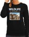Bellatio Decorations Shoppartners Bv Dieren foto sweater Alpaca - zwart - dames - wildlife of the world - cadeau trui Alpaca's liefhebber XS