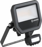 Ledvance LED Breedstraler Sensor GEN 4 Zwart 17W 2200lm 100D - 830 Warm Wit | IP65