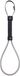 Sportsheets Edge Metal Loop Spanker - Zwart