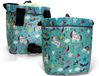 Ibenzoa® sacoche de vélo pour enfants – sac de guidon avec bandes de sécurité réfléchissantes, nylon hydrofuge, 16 x 12 x 20 cm, cordon de serrage et 3 attaches velcro, adapté pour vélo, trottinette et draisienne