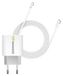 Avizar Mayaxess, 20W netadapter voor Pixel 8 + USB-C kabel 1 meter, wit