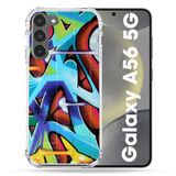 Versterkte Street Art GRAF Color Versterkte hoes voor Samsung Galaxy A56 5G