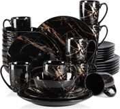 LOVECASA Service pour 8 personnes, 32 pièces, porcelaine