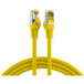 Patchkabel RJ45 Patchkabel Cat.6A S/FTP LSZH, Cat.7 Rohkabel gelb 10m - 1 VPE = 5 Stück