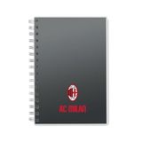 AC Milan A5 notitieboek met RPET-omslag en 160 pagina's gelinieerd papier, spiraalbinding, voor alle fans van Rossoneri - officieel product van Ac Milan