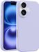 Coverzs luxe silicone MagSafe hoesje geschikt voor iPhone 16 Plus (violet)