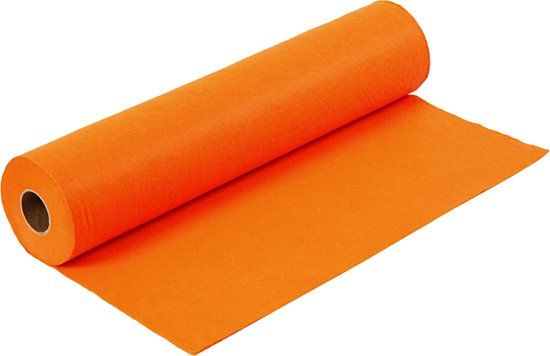 Vegaoo Hobbyvilt - b: 45 cm - oranje - 5 m