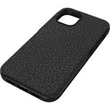Swarovski High Smartphonehoesje, iPhone® 12 Mini, Zwart