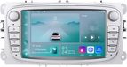 Happiq Autoradio met Bluetooth en CarPlay – Geschikt voor Ford Focus, S-Max, Mondeo, Galaxy, C-Max, Kuga – Compatibel met Apple en Android – Stereo – Navigatie – 1GB 32GB – 7"