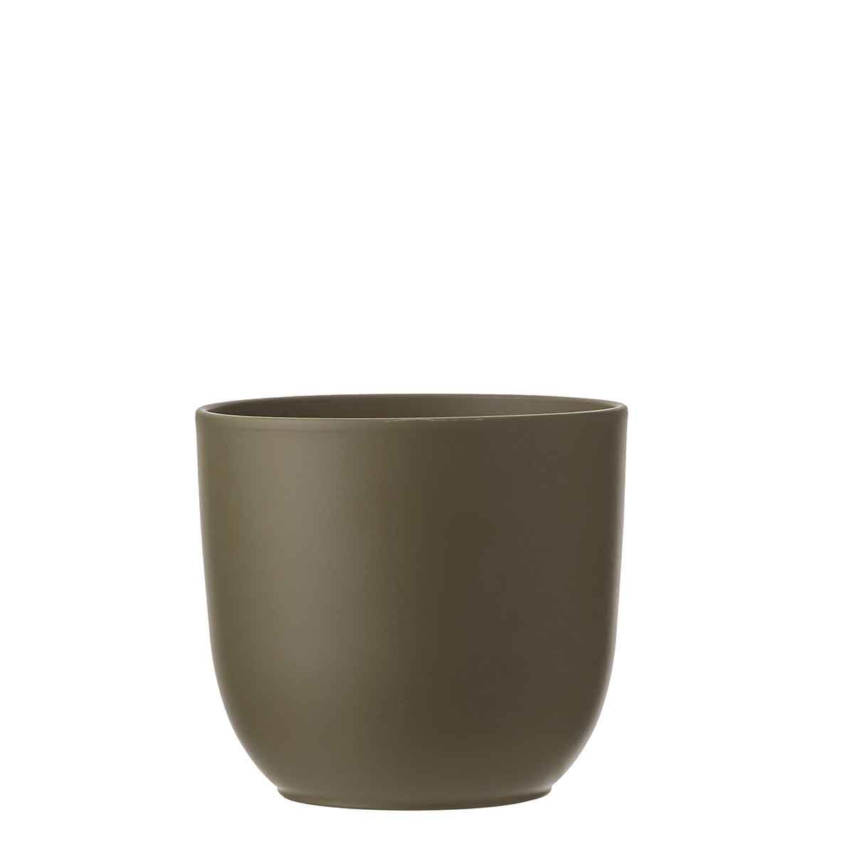 Mica Decorations Tusca Ronde Pot - Groen - 16 x 17 cm