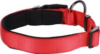 Halsketting, Flamingo Abbi Halsband Honden Rood M 45-50cm