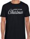 Bellatio Decorations Fout kerstshirt Merry Fucking Christmas zilver glitter zwart heren XXL