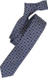Venti Stropdas - Donkerblauw - Lichtblauw - Wit Dessin