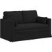 Canapé noir tissu 139 x 78 x 80 cm