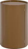 WOOOD Sera Ronde Kast 72xØ45 cm - Hout - Hoogglans Honinggeel