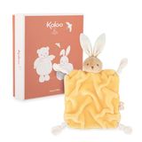KALOO - Pluche dier gele haas, 24 cm, zeer zacht pluche, pasgeborenen bord, extra zacht flanellen bont met bevestigingsfunctie. De fopspeen - knuffelige en leerzame metgezel vanaf de geboorte