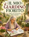 Il Mio Giardino Fiorito: Libro da Colorare per Anziani