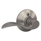 Schlage F170ACC619LH Accent Links Hand Dummy Lever, Satijn Nikkel