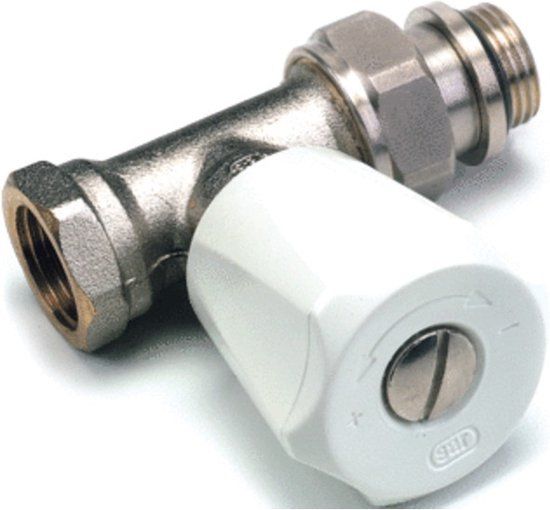 Comap Radiatorafsluiter - Recht 1/2 - Zelfdichtend Kvs - 1,25m3 h 409U