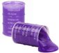 Johntoy 2x Potjes speelgoed/hobby slijm paars in olievat 5,5 x 8 cm 150 ml inhoud