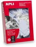 KlikA Hangetiket met koord 22x35 mm Wit
