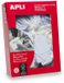 KlikA Hangetiket met koord 22x35 mm Wit